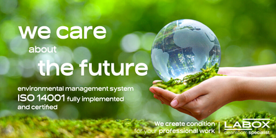 LABOX ISO14001 we care about the future